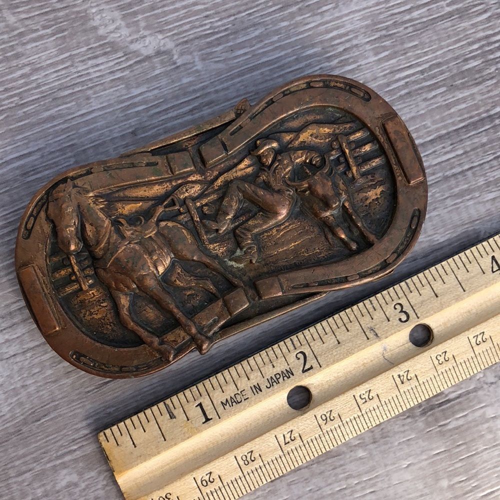 Small rodeo belt buckle  - Picture 3 of 4